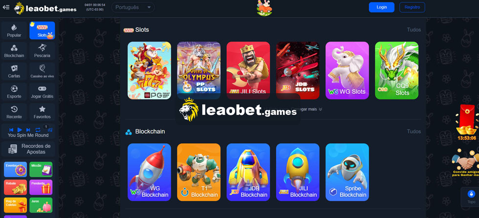 Jogos da Leaobet Casino